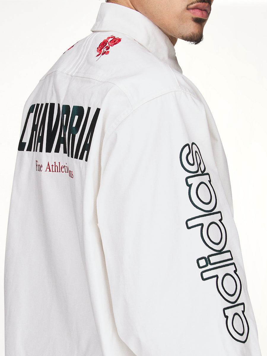 Adidas x Chavarria Button Up Shirt in Off White