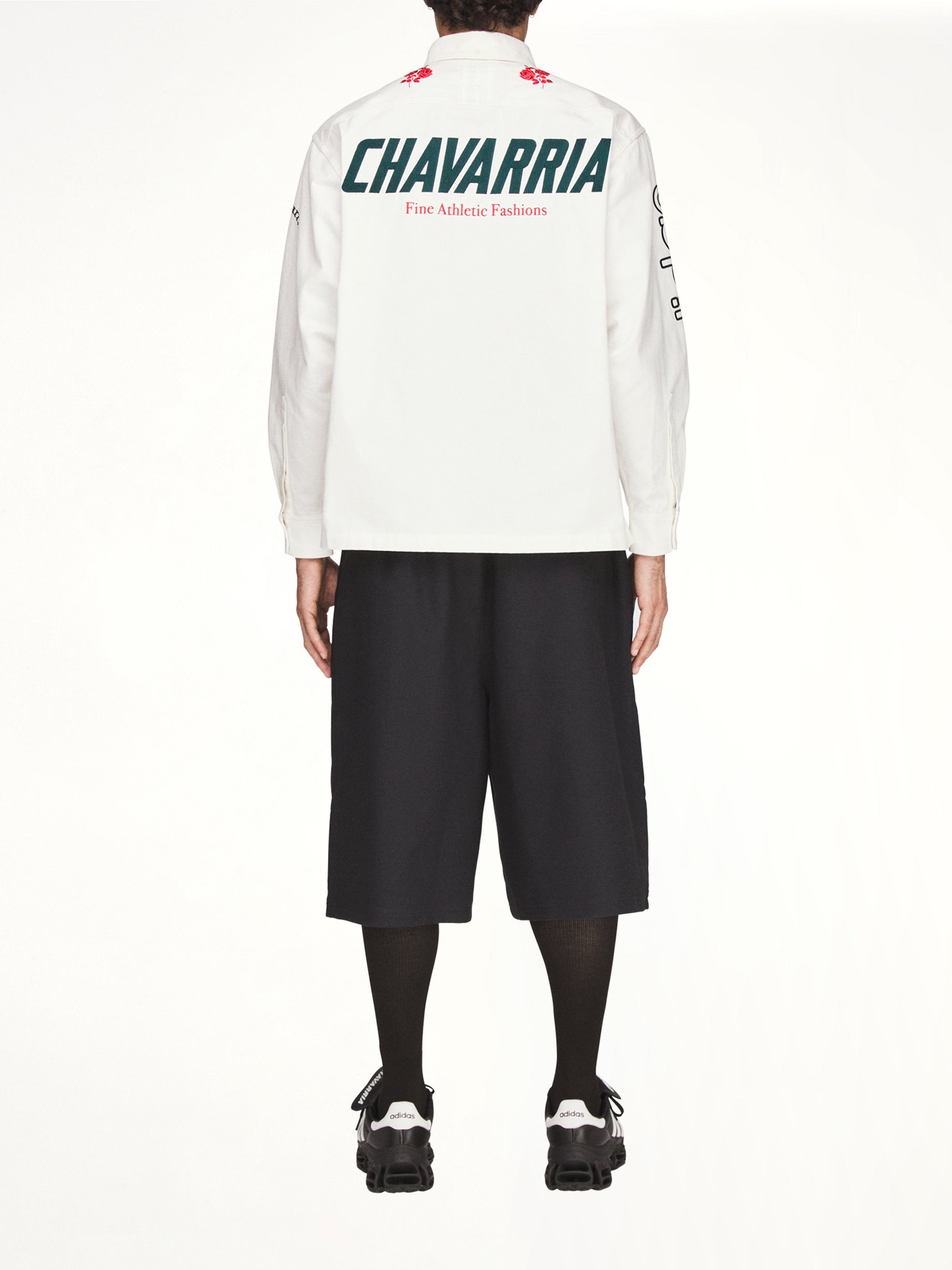 Adidas x Chavarria Button Up Shirt in Off White
