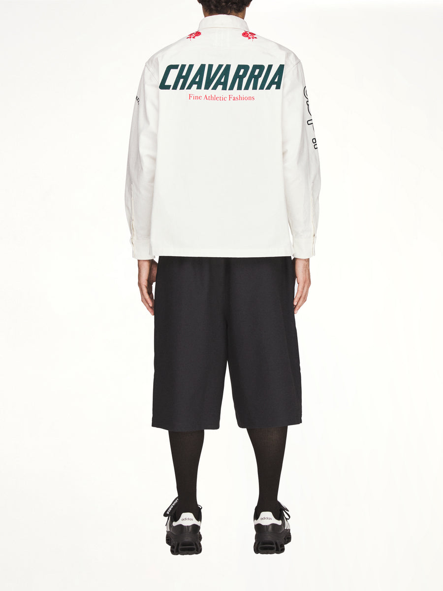 Adidas x Chavarria Button Up Shirt in Off White