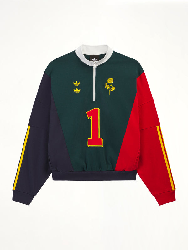 Adidas x Chavarria Watsonville Portero Pullover in Aurora Ivy