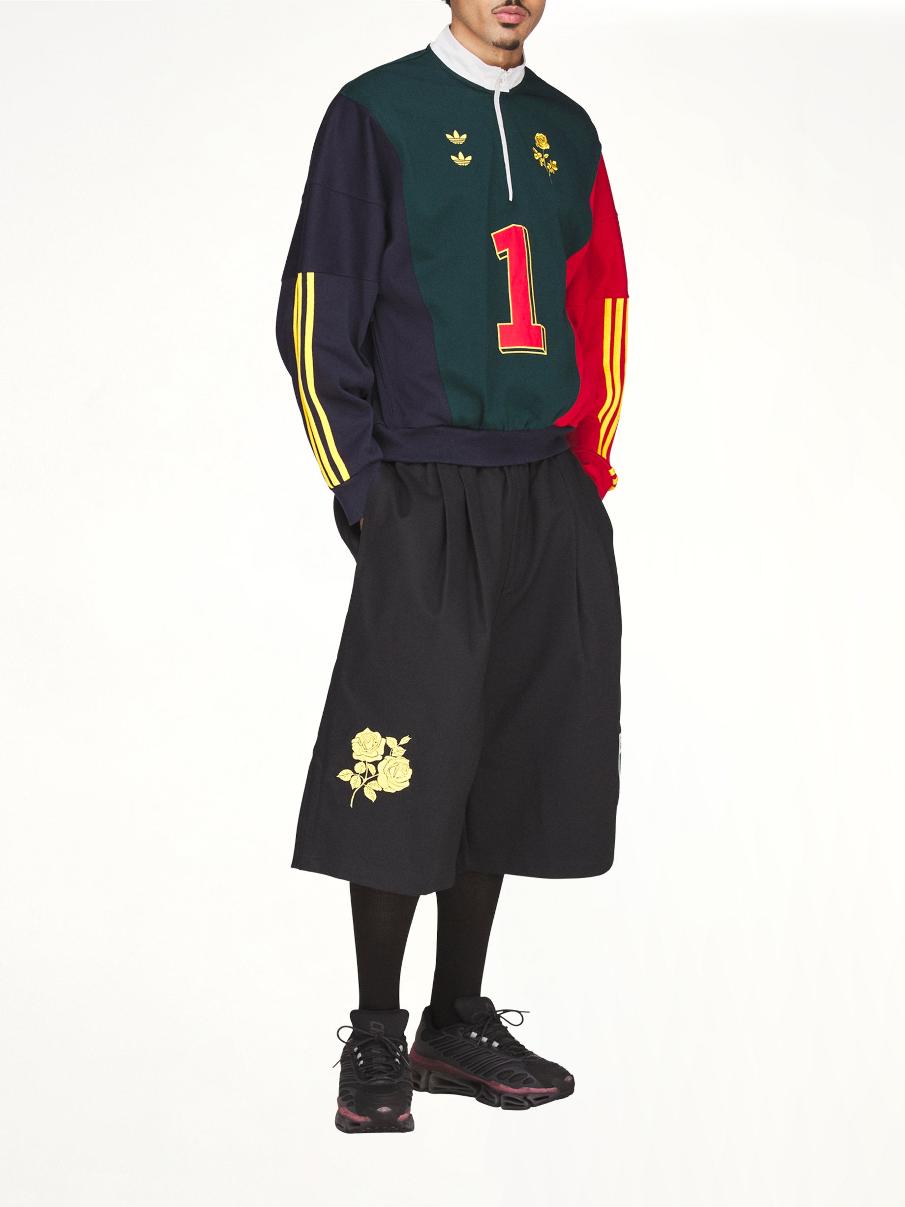 Adidas x Chavarria Watsonville Portero Pullover in Aurora Ivy