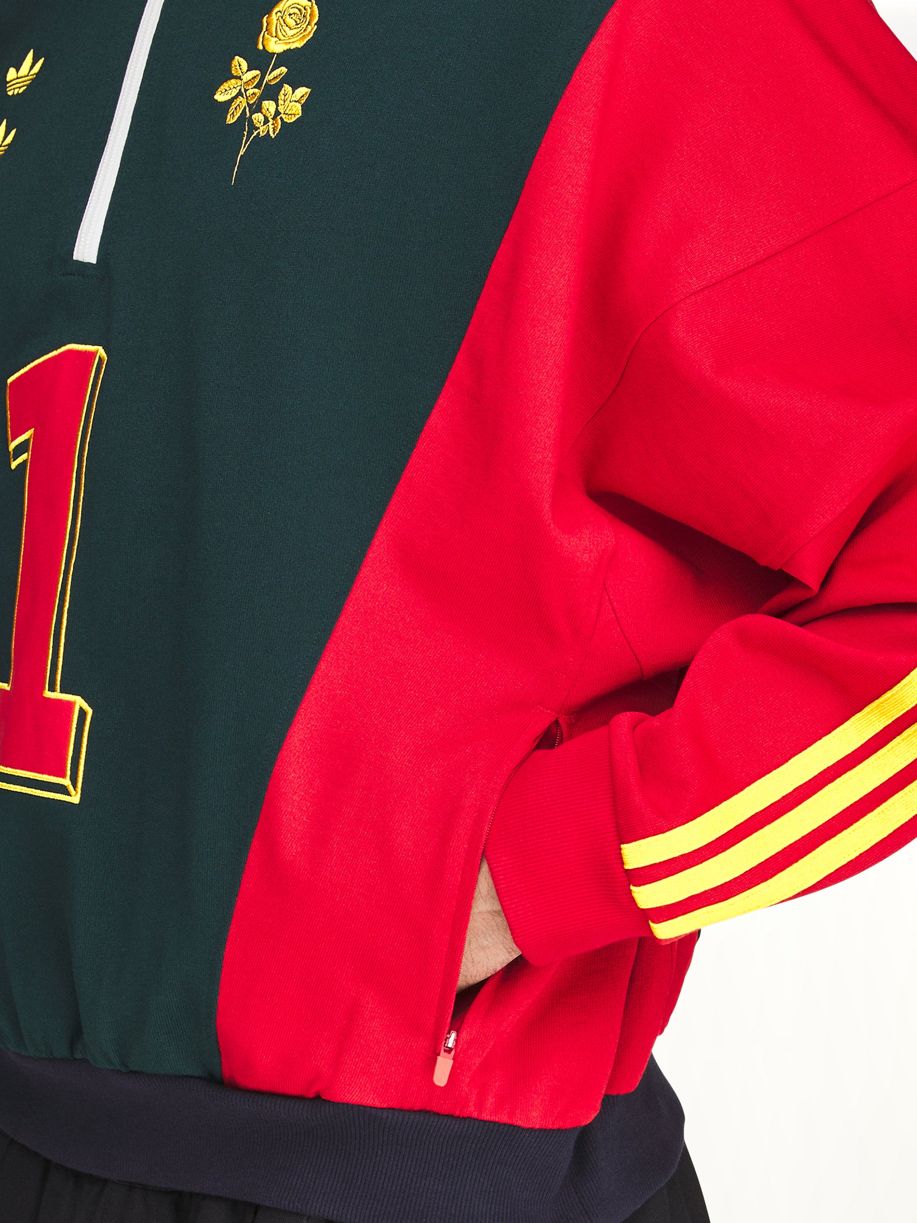 Adidas x Chavarria Watsonville Portero Pullover in Aurora Ivy