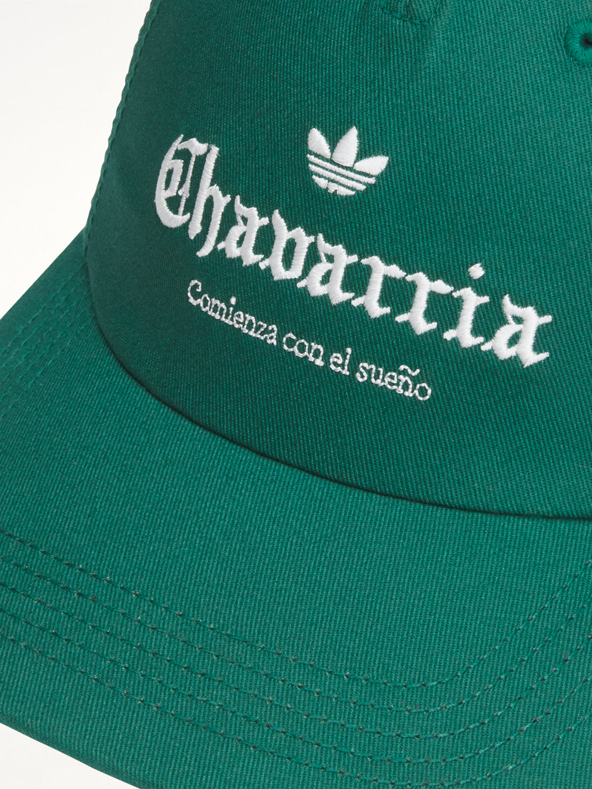 Adidas x Chavarria Logo Hat in Collegiate Green