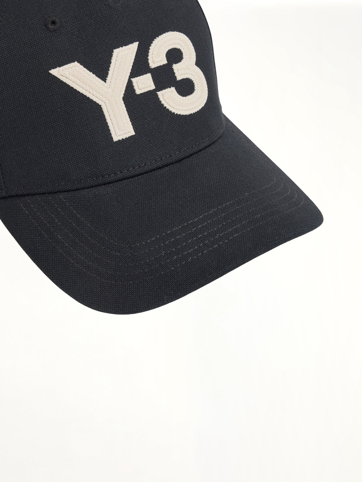 Y-3 Logo Cap in Black/White