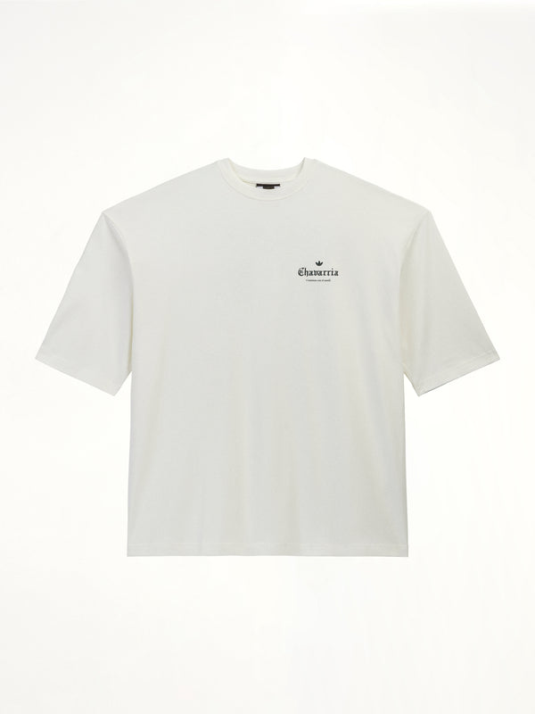Adidas x Chavarria Merch Mexico T-Shirt in Off White