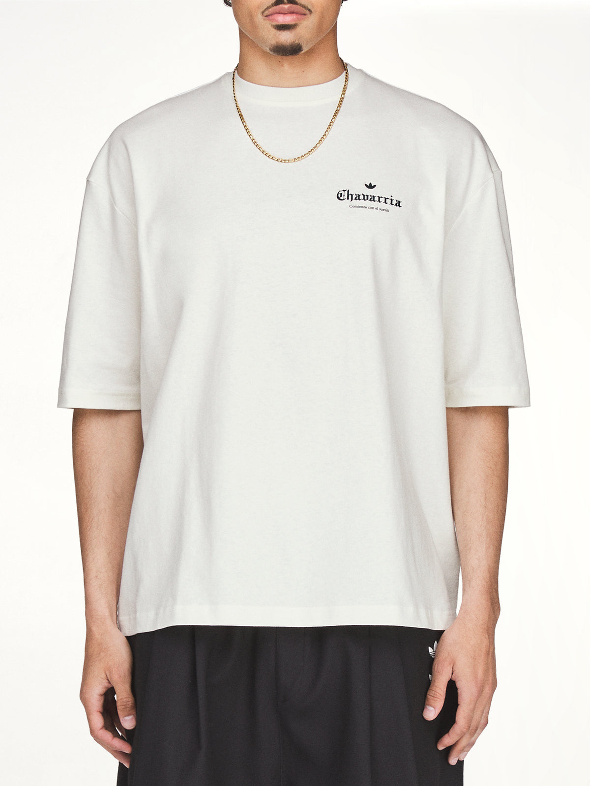 Adidas x Chavarria Merch Mexico T-Shirt in Off White