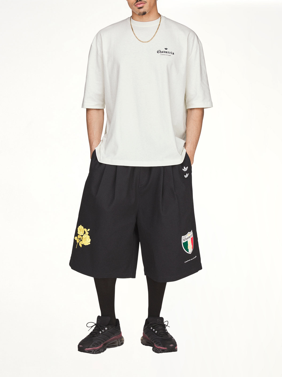 Adidas x Chavarria Merch Mexico T-Shirt in Off White