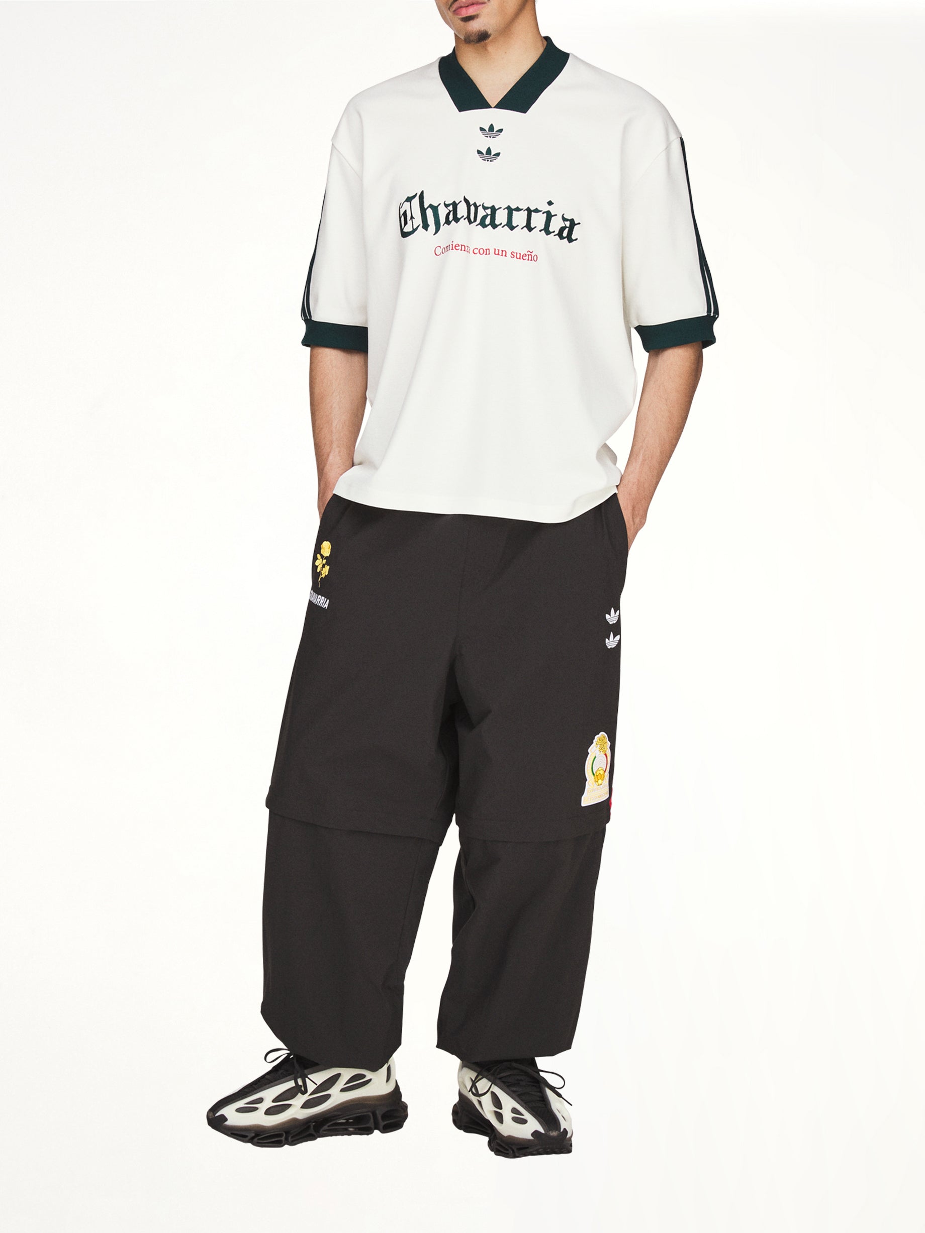 Adidas x Chavarria Soccer Graphic T-Shirt in Off White