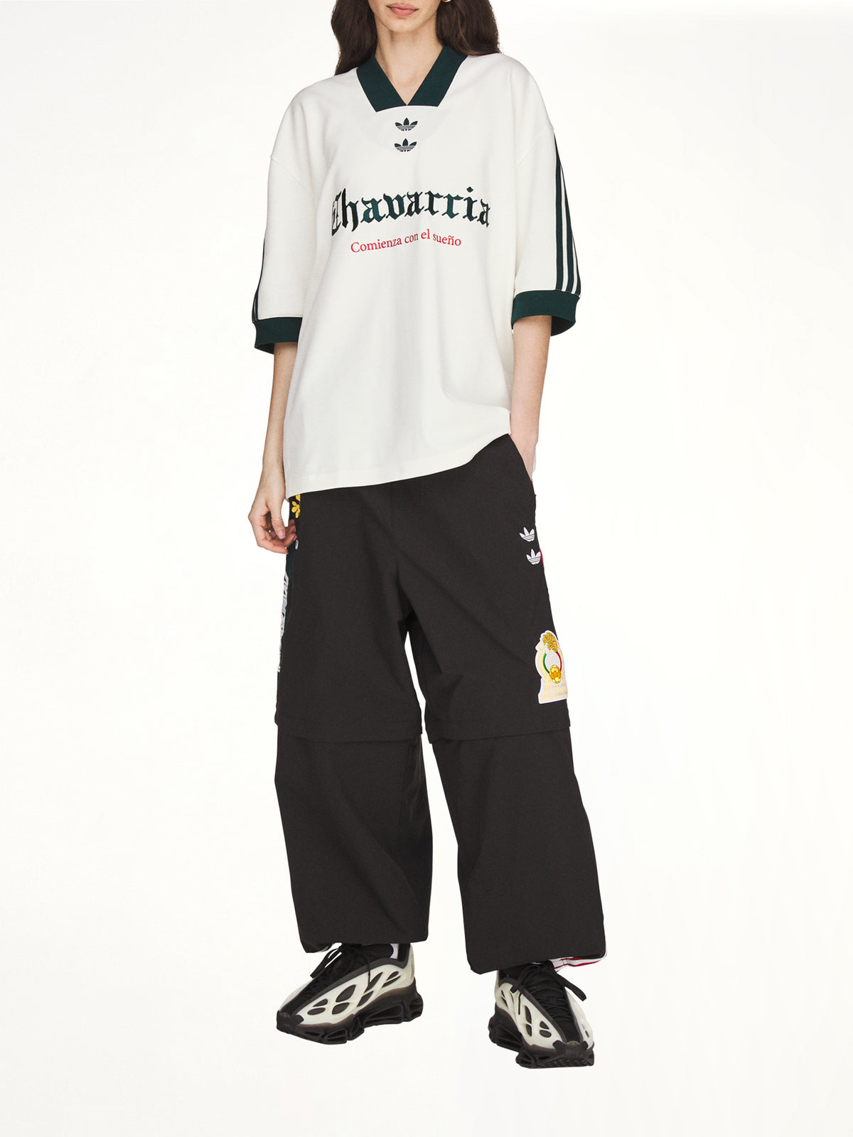 Adidas x Chavarria Soccer Graphic T-Shirt in Off White