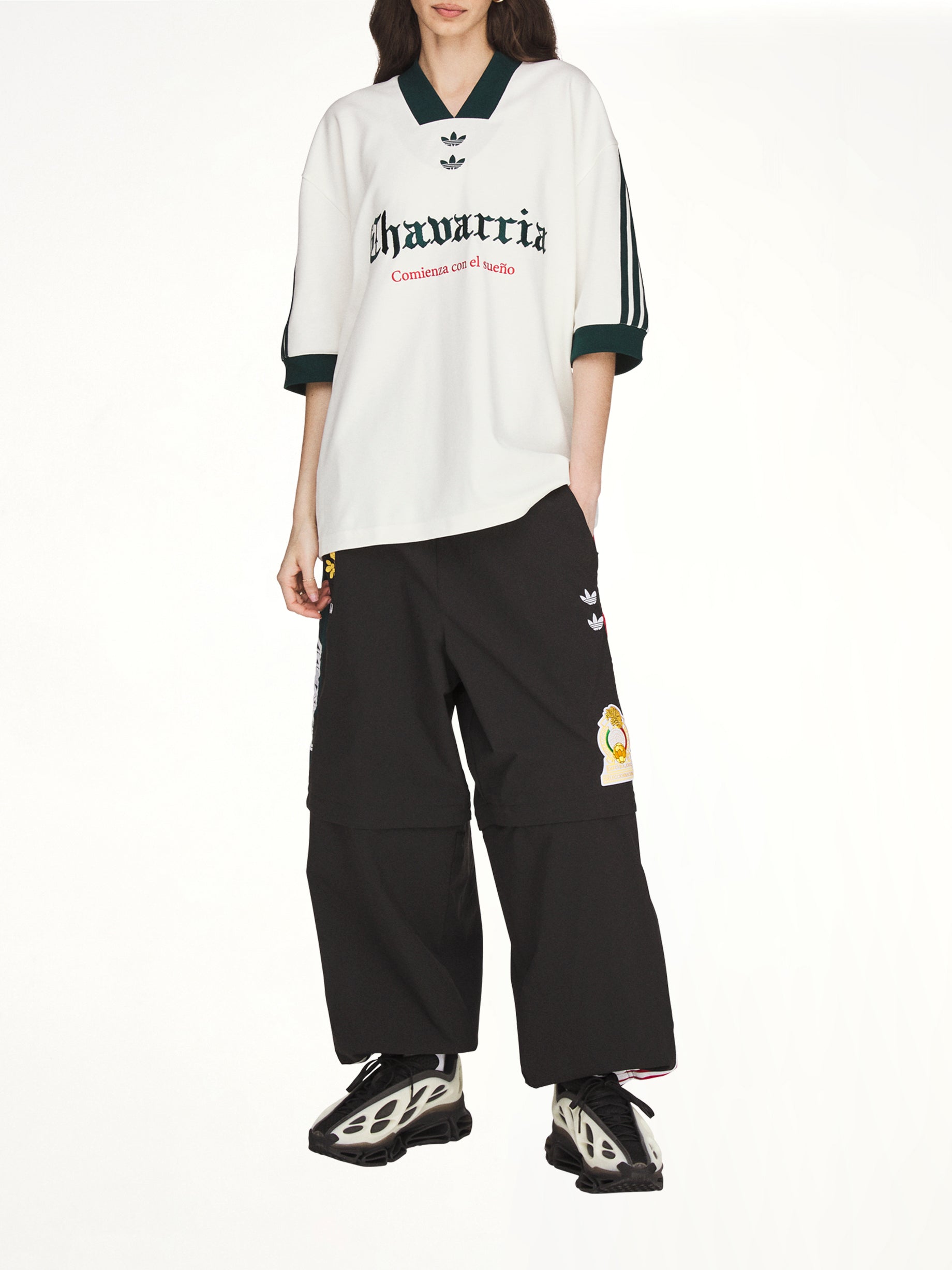Adidas x Chavarria Soccer Graphic T-Shirt in Off White