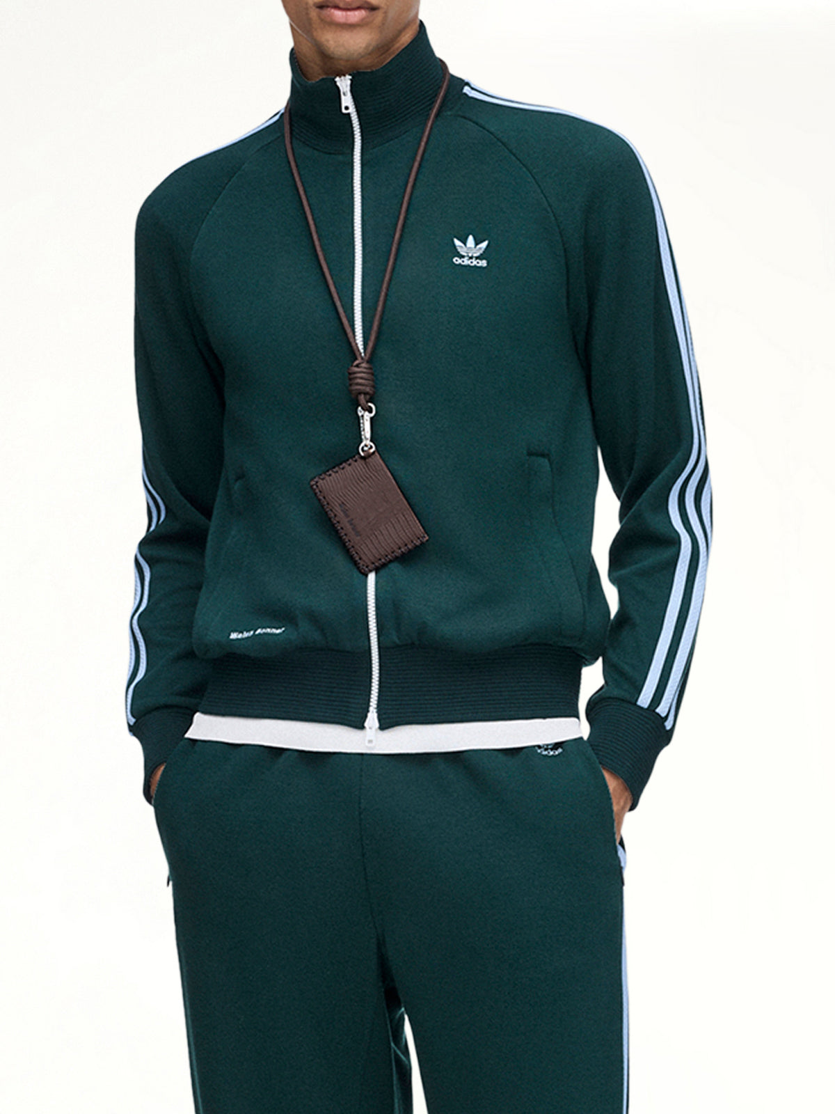 Adidas x WB Lanyard in Dark Brown