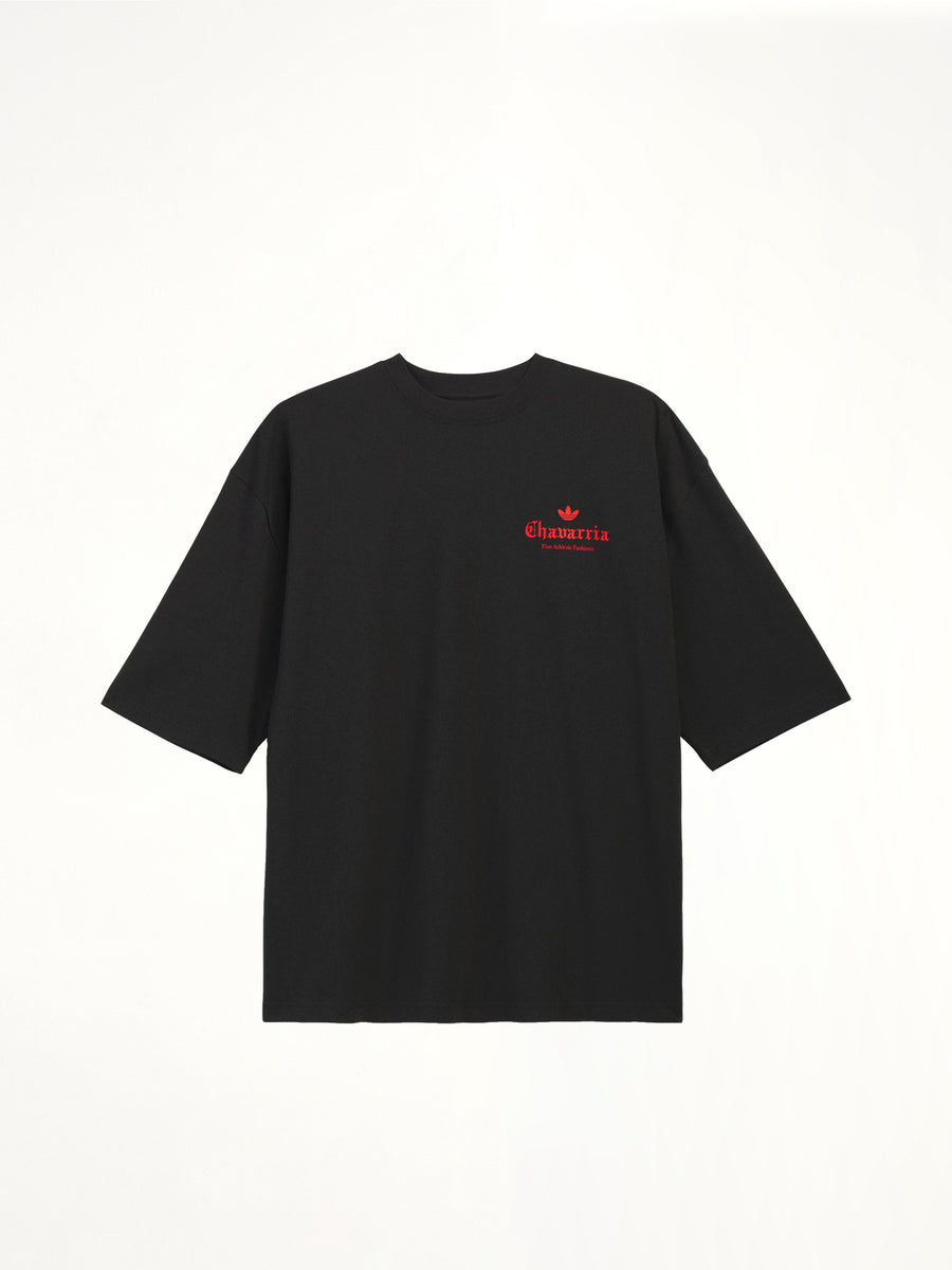 Adidas x Chavarria Dark Rose T-Shirt in Black