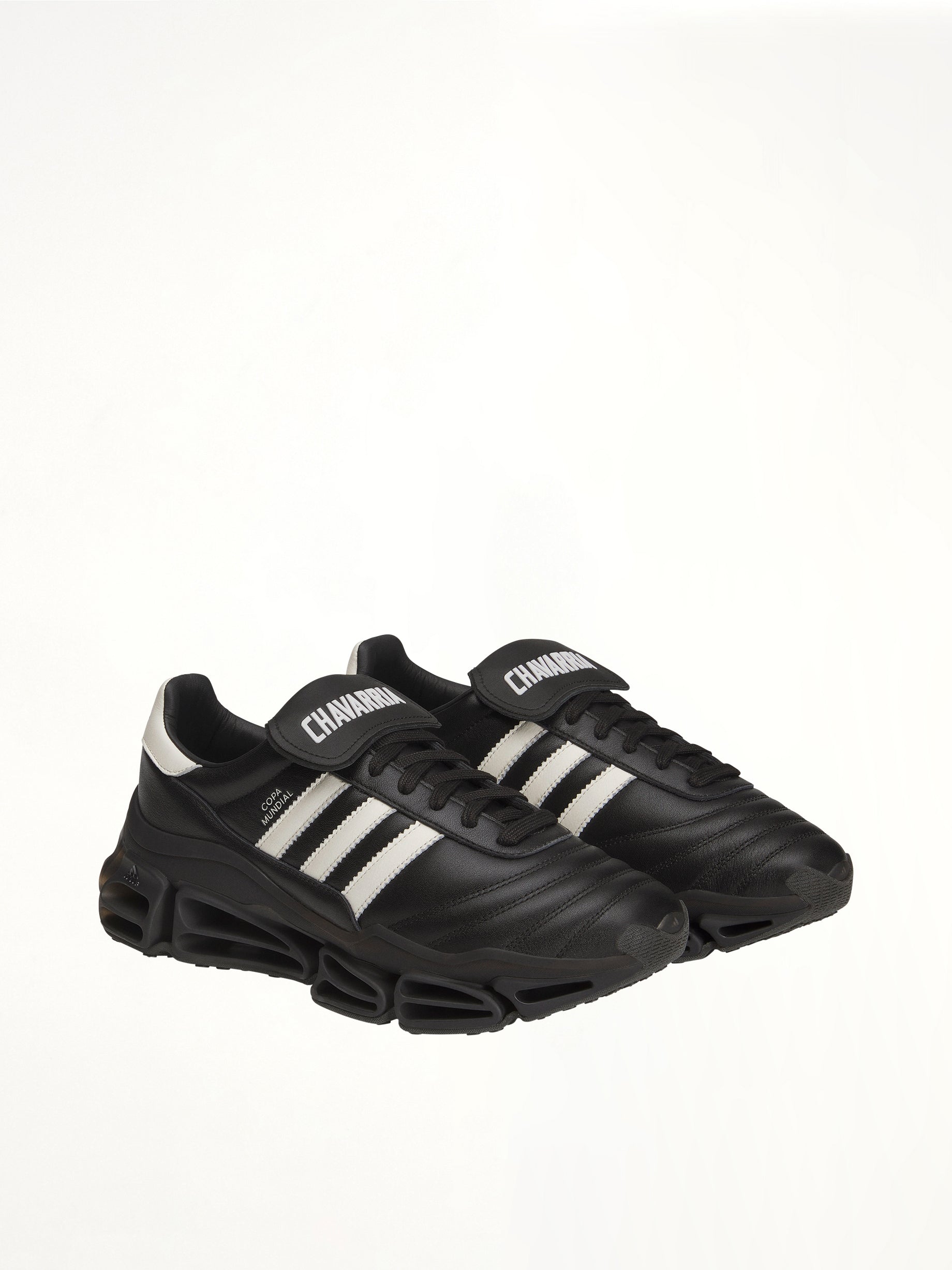 Adidas x Chavarria Megaride Copa Sneaker in Core Black/Off White