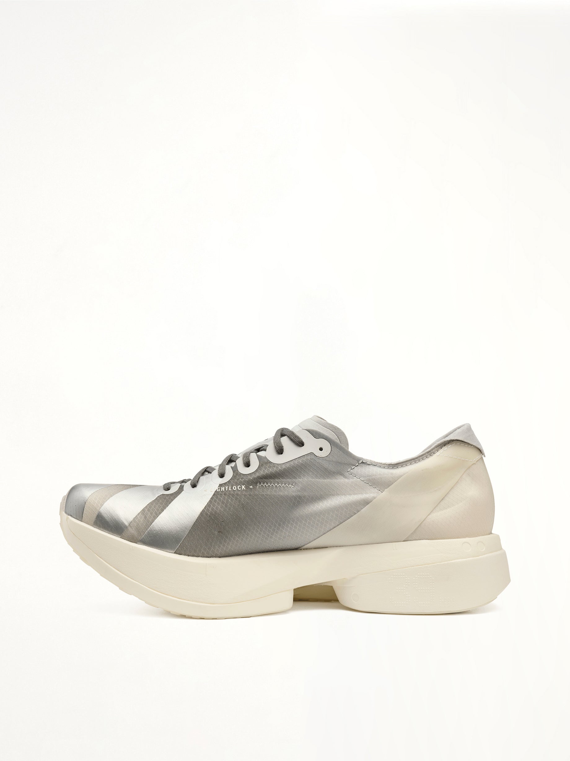 Y-3 Adios Pro 4 Sneaker in Chalk White/Silver