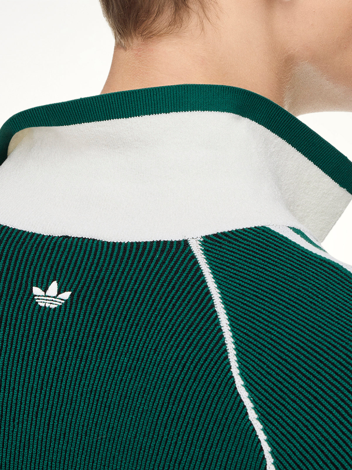 Adidas x SFTM Sweat Polo in Collegiate Green