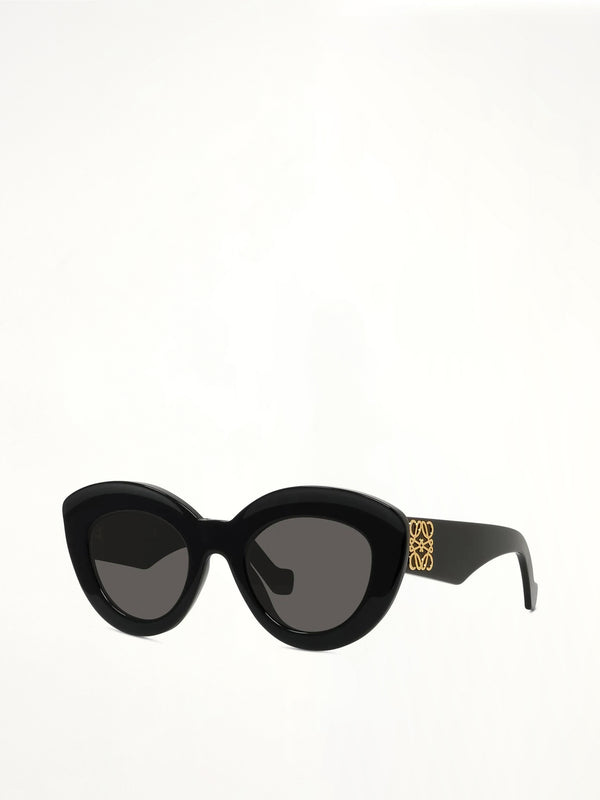 Loewe LW40051I 5001A Acetate Sunglasses in Black
