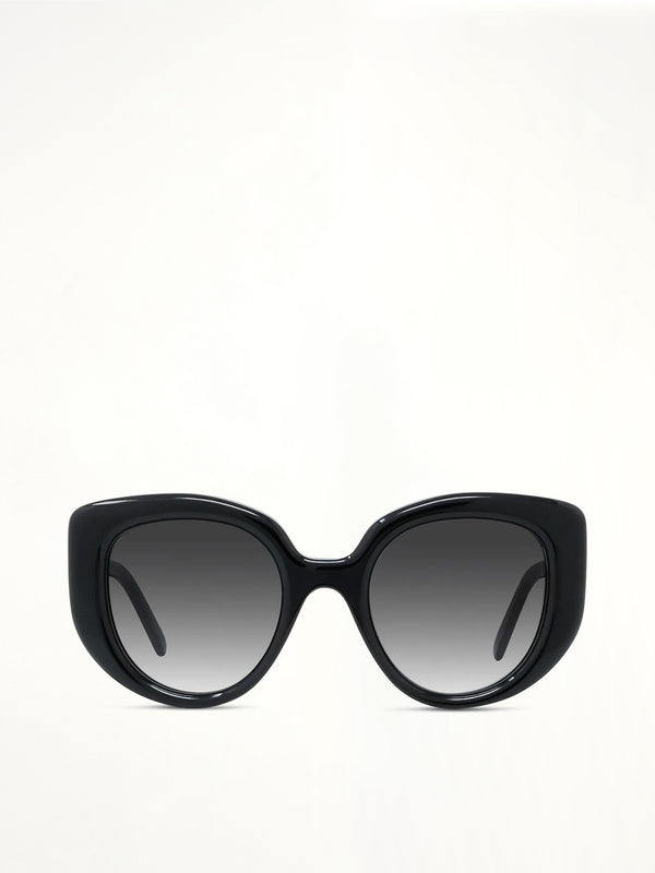 Loewe LW40100I 4901B Butterfly Sunglasses in Acetate Black