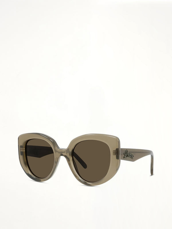 Loewe LW40100I 4996E Sunglasses in Marble Green