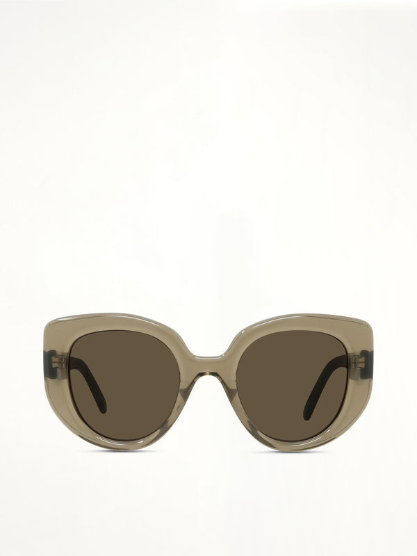 Loewe LW40100I 4996E Sunglasses in Marble Green