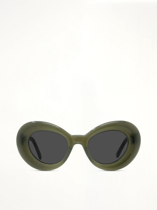 Loewe LW40112I 4796A Acetate Sunglasses in Green