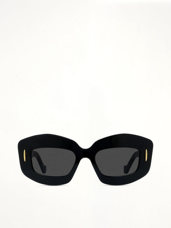 Loewe LW40114F 5001A Acetate Sunglasses in Black