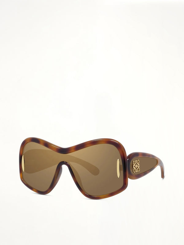 Loewe LW40131I 0052G Injected Sunglasses in Havana Brown