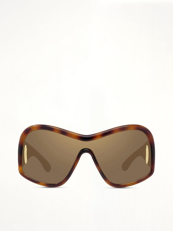 Loewe LW40131I 0052G Injected Sunglasses in Havana Brown