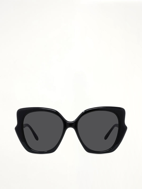Loewe LW40133F 5501A Acetate Sunglasses in Black/Gold