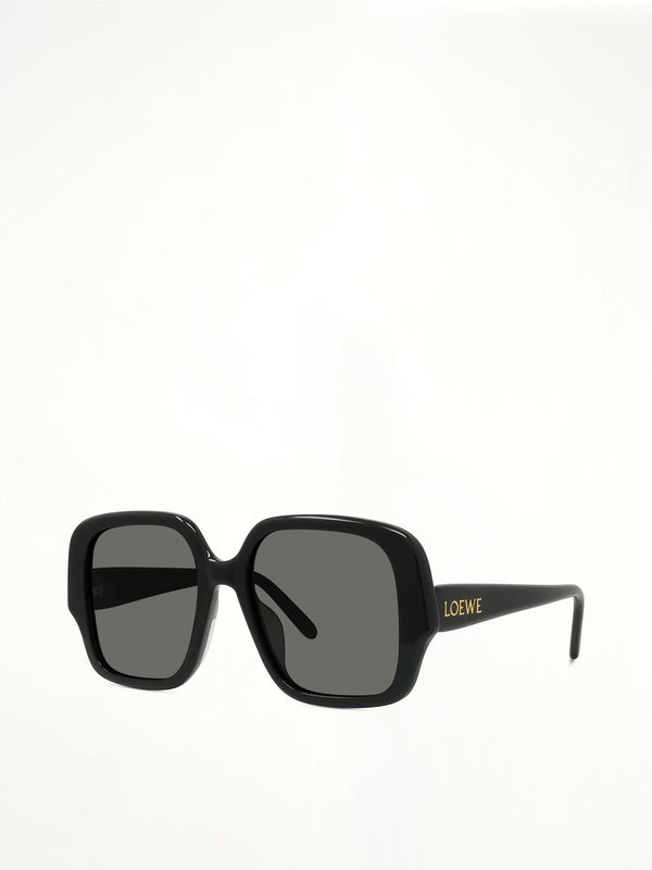 Loewe LW40134U 5401A Acetate Sunglasses in Black