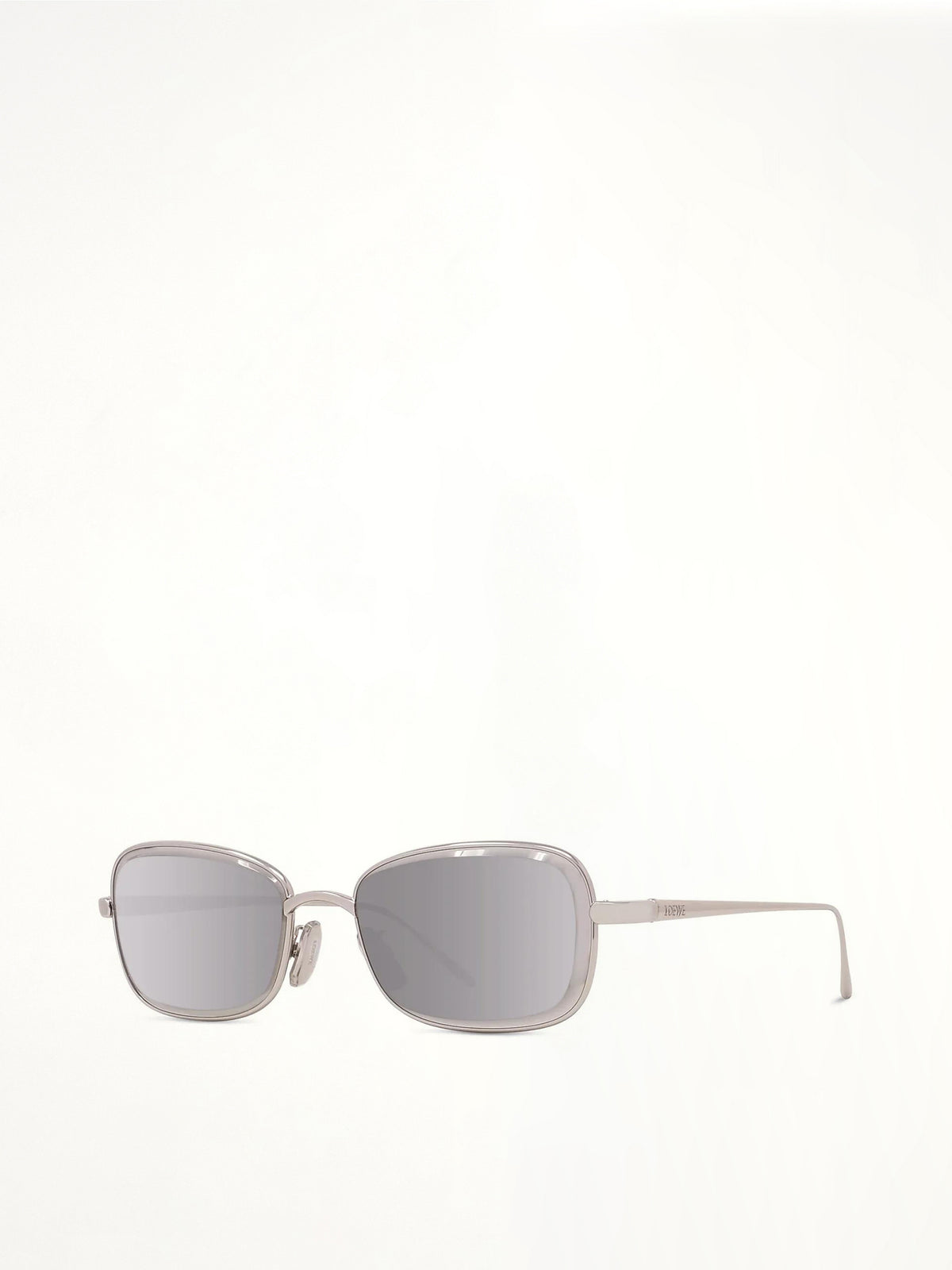 Loewe LW40159U Metal Sunglasses in SIlver