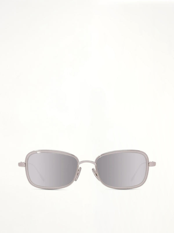 Loewe LW40159U Metal Sunglasses in SIlver