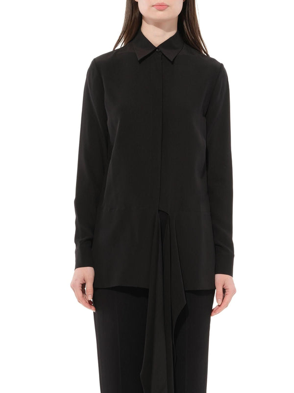 Long Sleeve Blouse in Black
