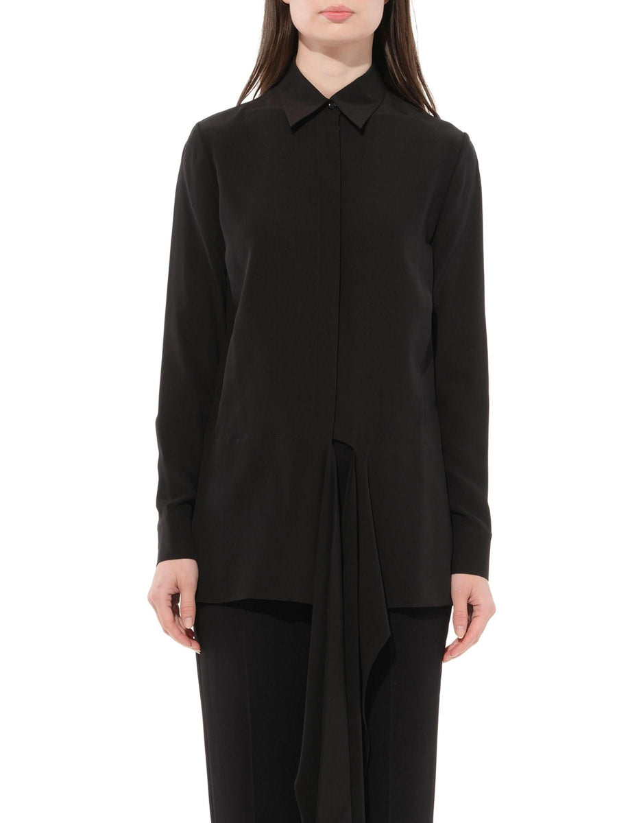 Long Sleeve Blouse in Black