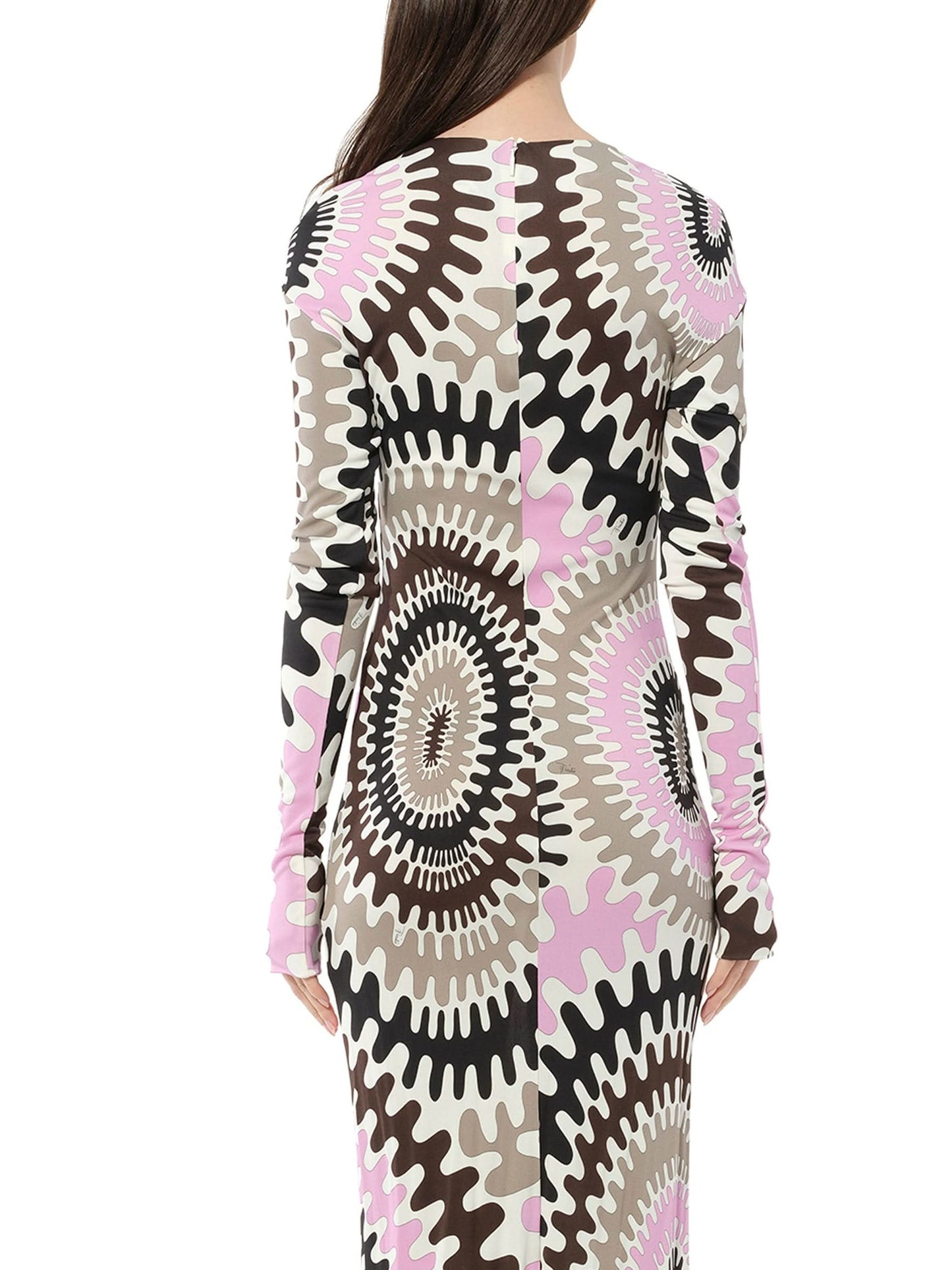 Long Sleeve Dress in Multicolor
