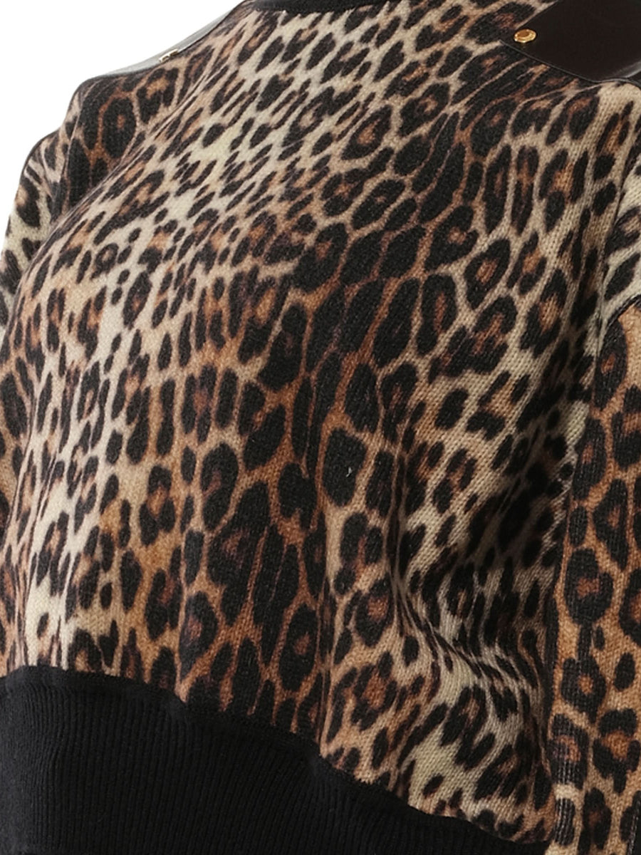 Long Sleeve Sweater Knit in Multicolor