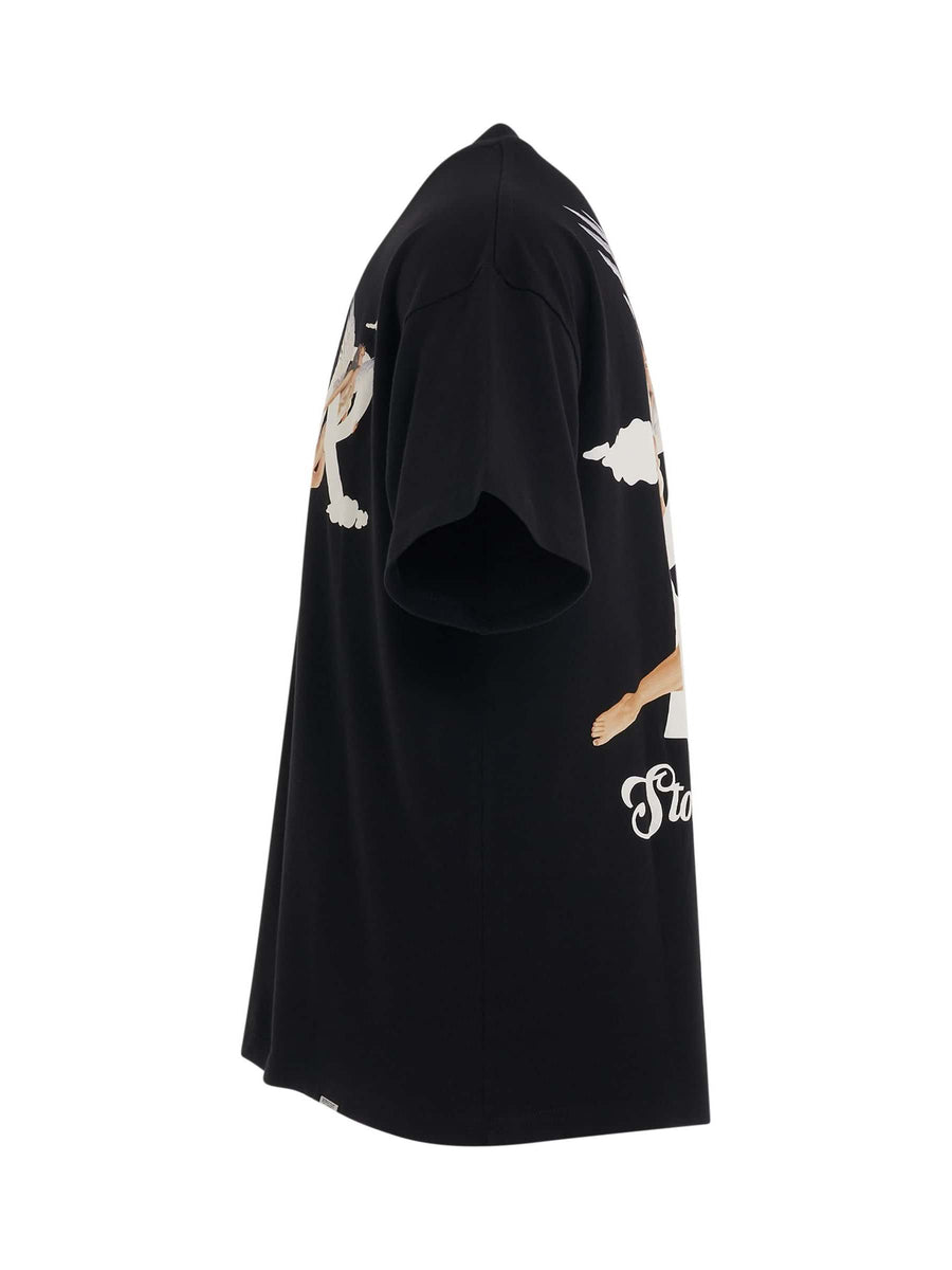 Represent Storms in Heaven T-Shirt in Jet Black
