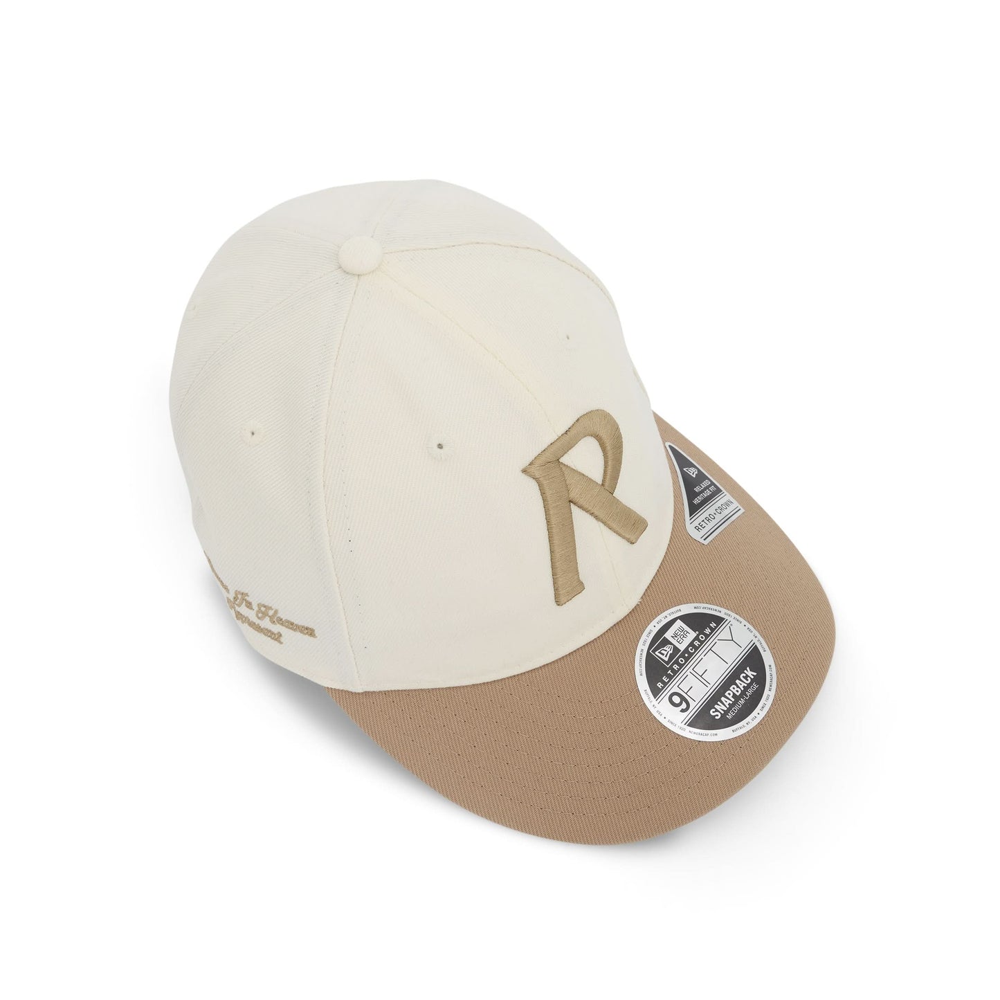 Initial Cap in Cream/Mushroom