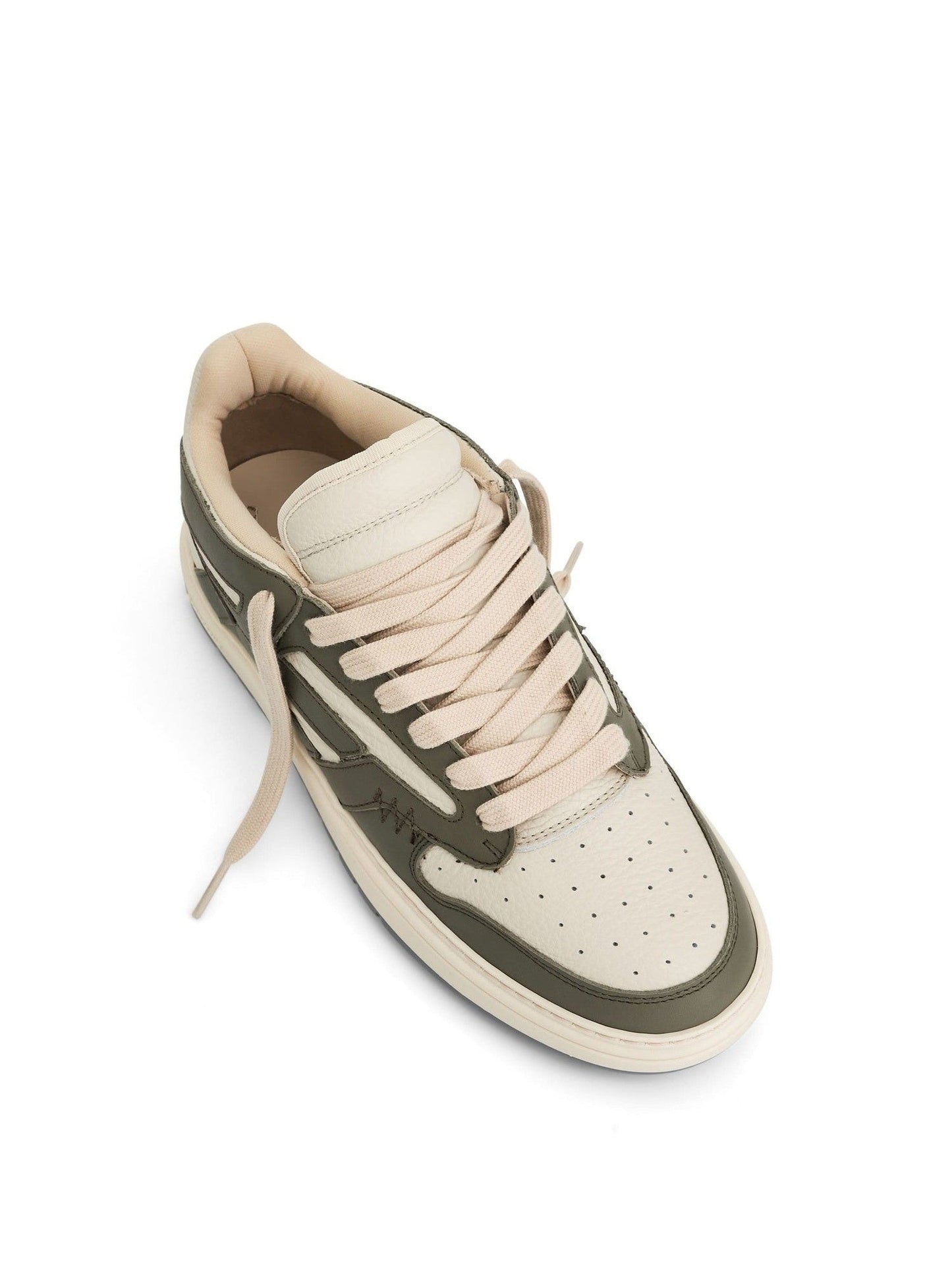 Reptor Low Sneaker in Khaki/Cream