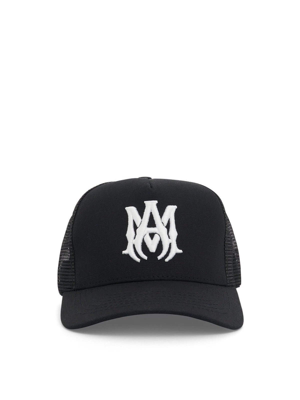 Amiri MA Logo Trucker Hat in Black
