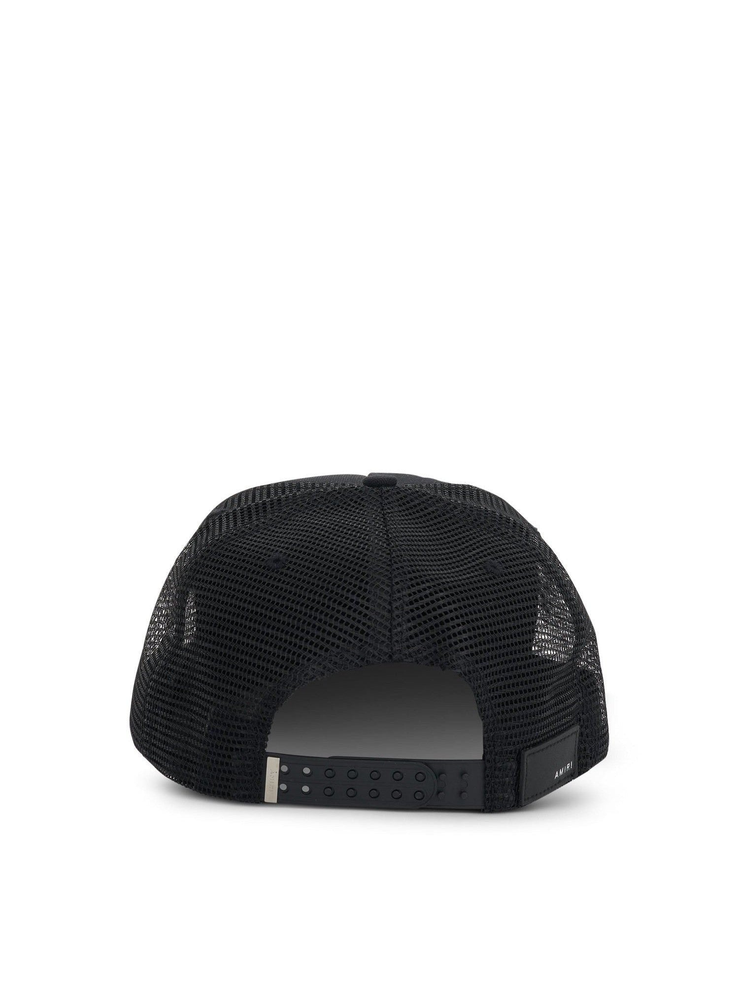 Amiri MA Logo Trucker Hat in Black