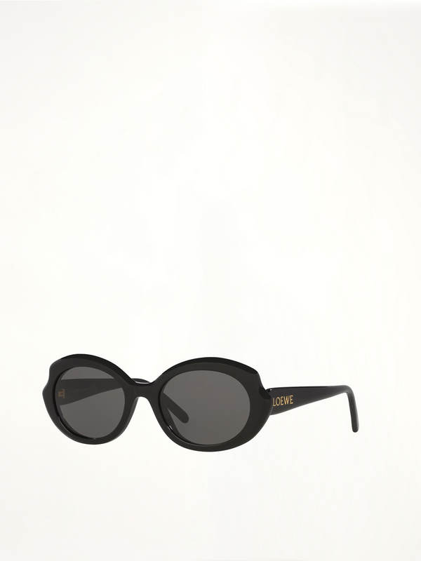 Loewe LW40147F 5501A Acetate Sunglasses in Black
