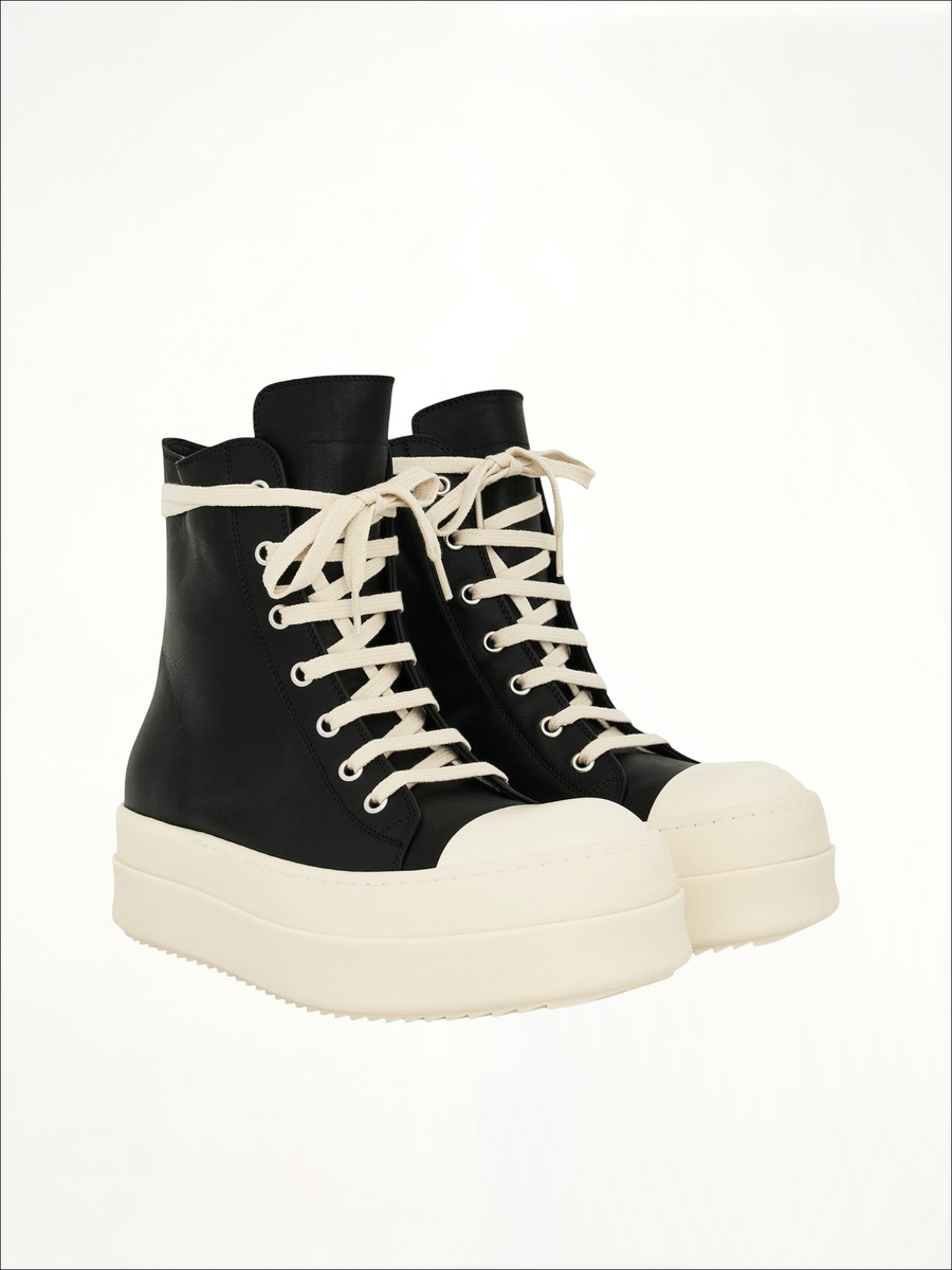 Mega Bumper Sneaker in Black/Milk