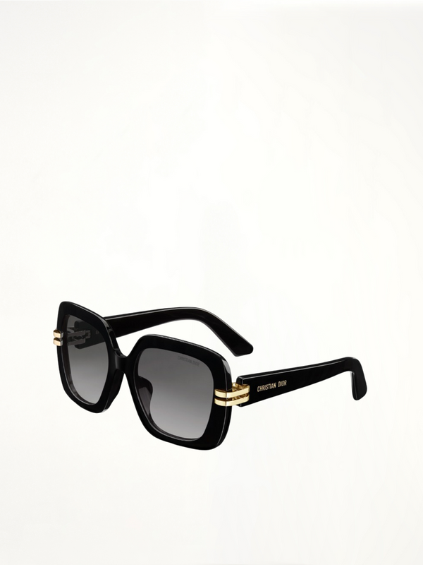 CDIOR S2F 10A155 Sunglasses in Black/White