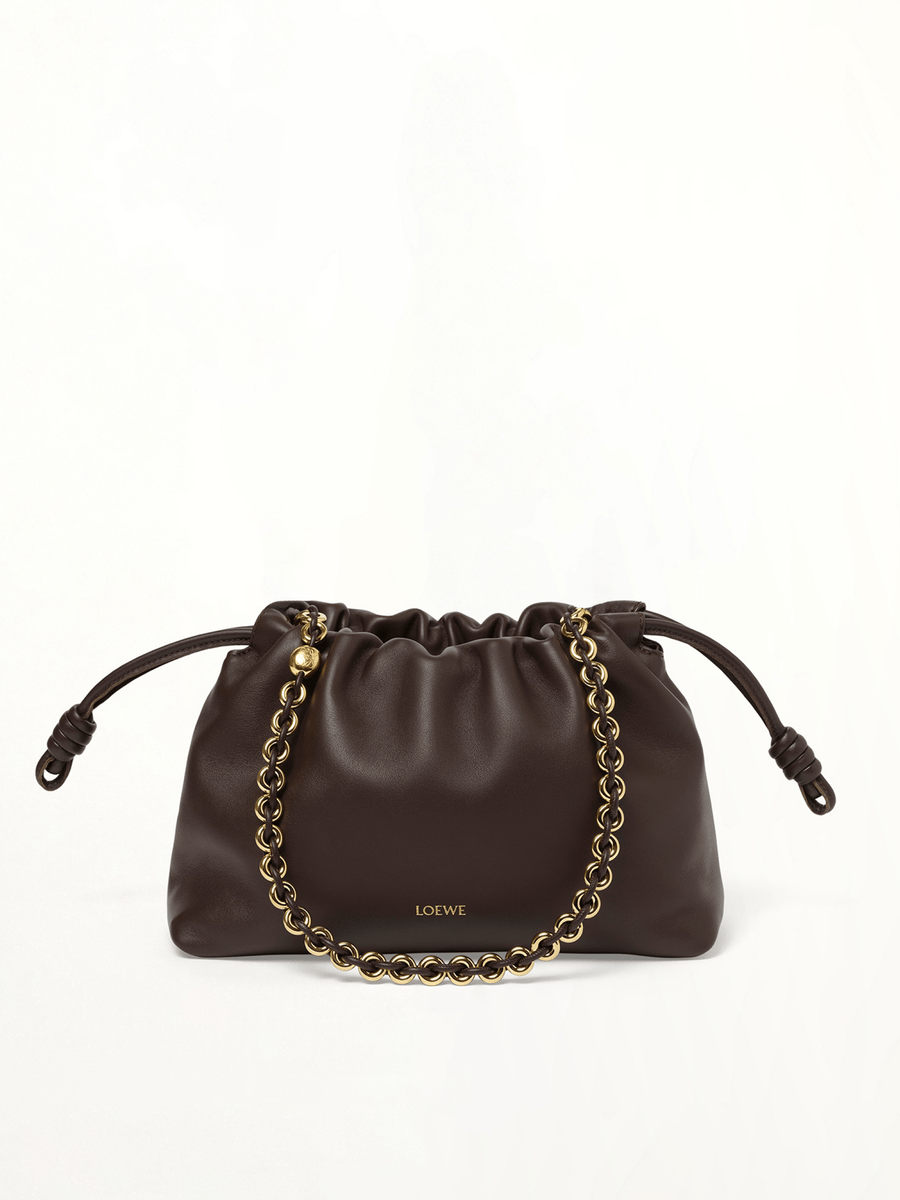 Flamenco Purse Medium in Dark Brownie