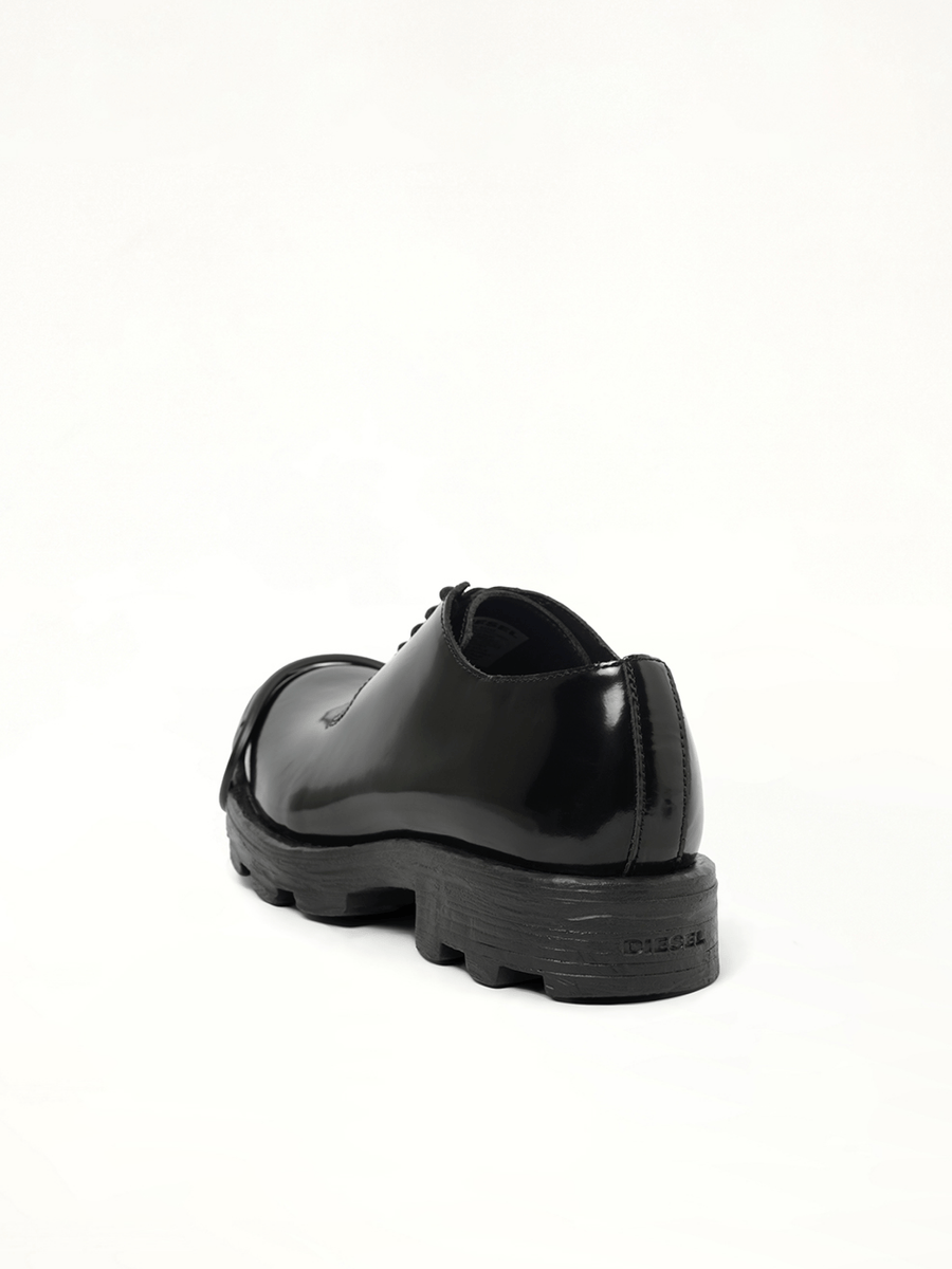 D-HAMMER Derby in Black Back View | DIESEL