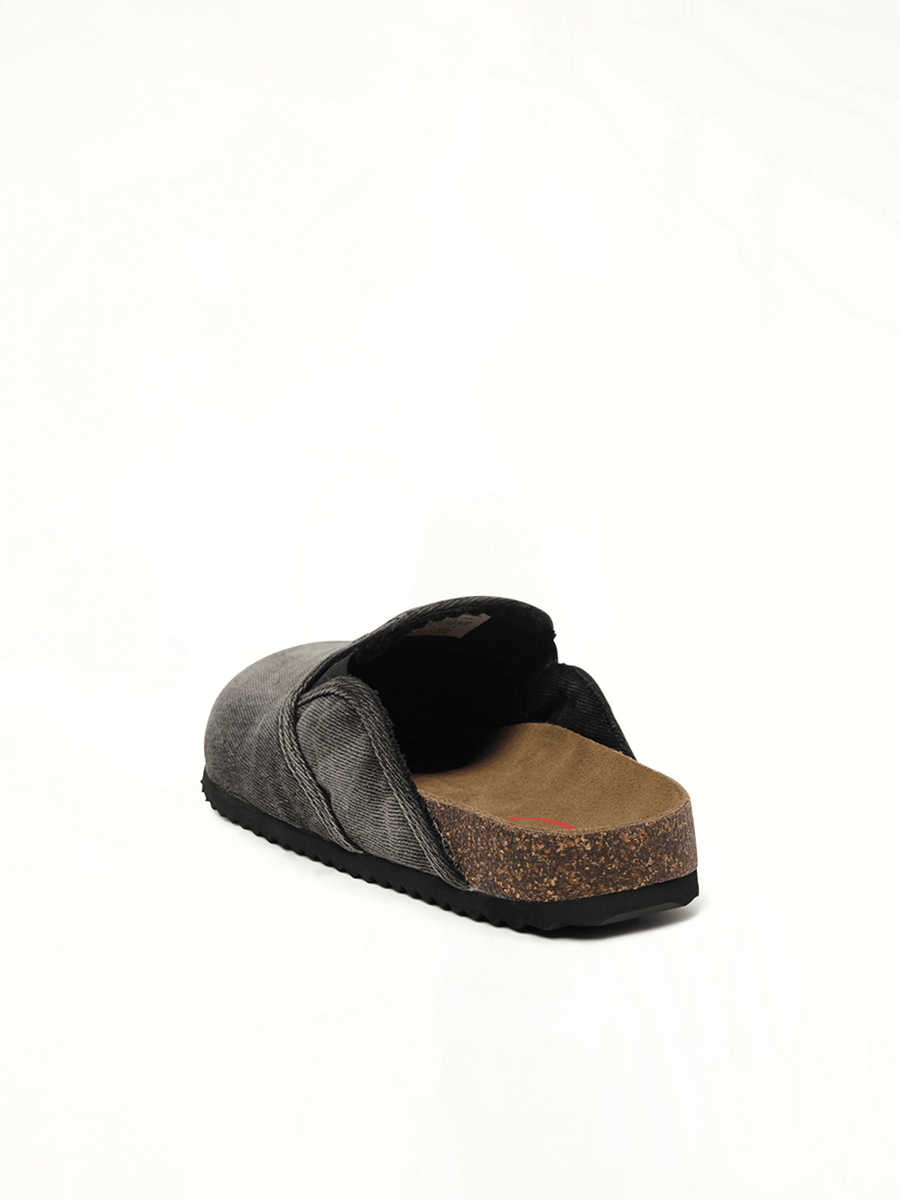 D-WOODSTOCK Slip-on in Black Back View | DIESEL