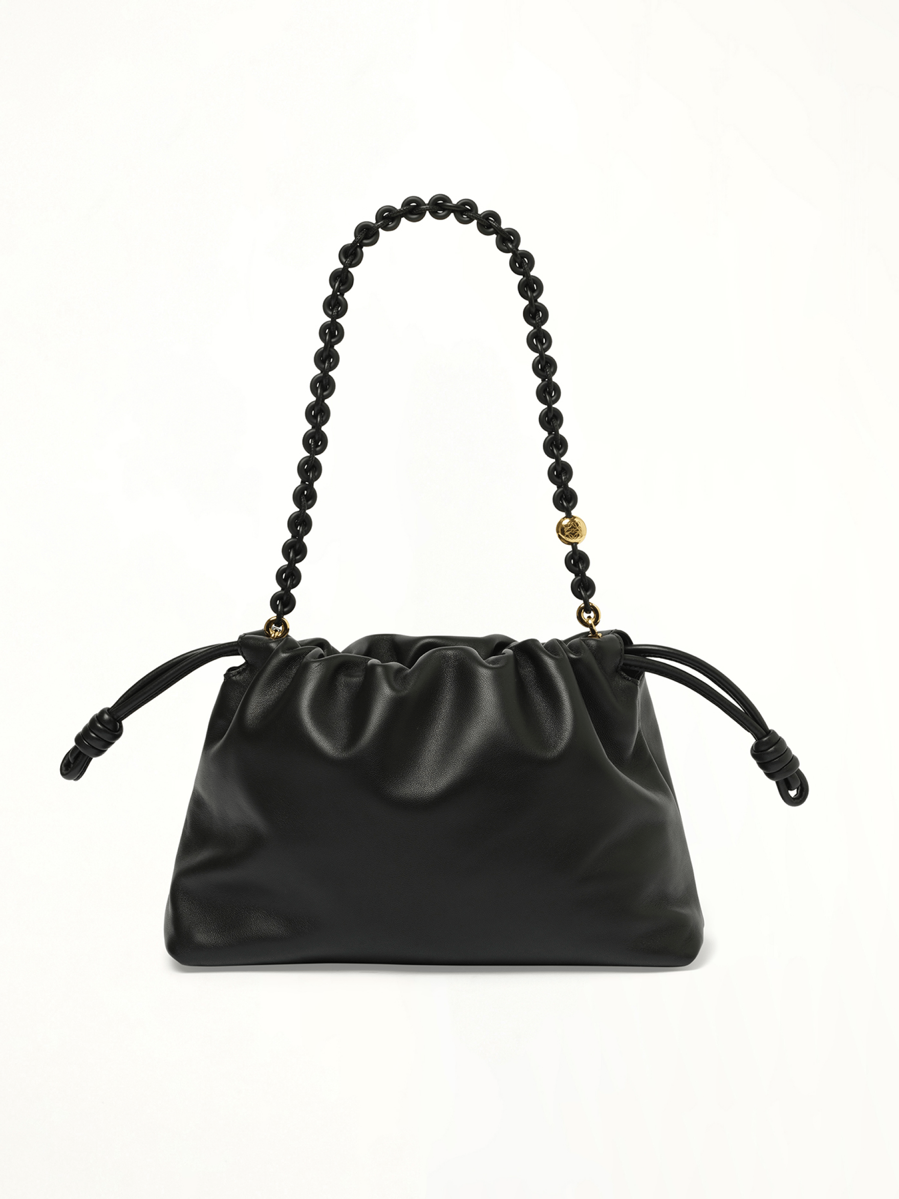 Flamenco Purse Medium Tonal Chain in Black