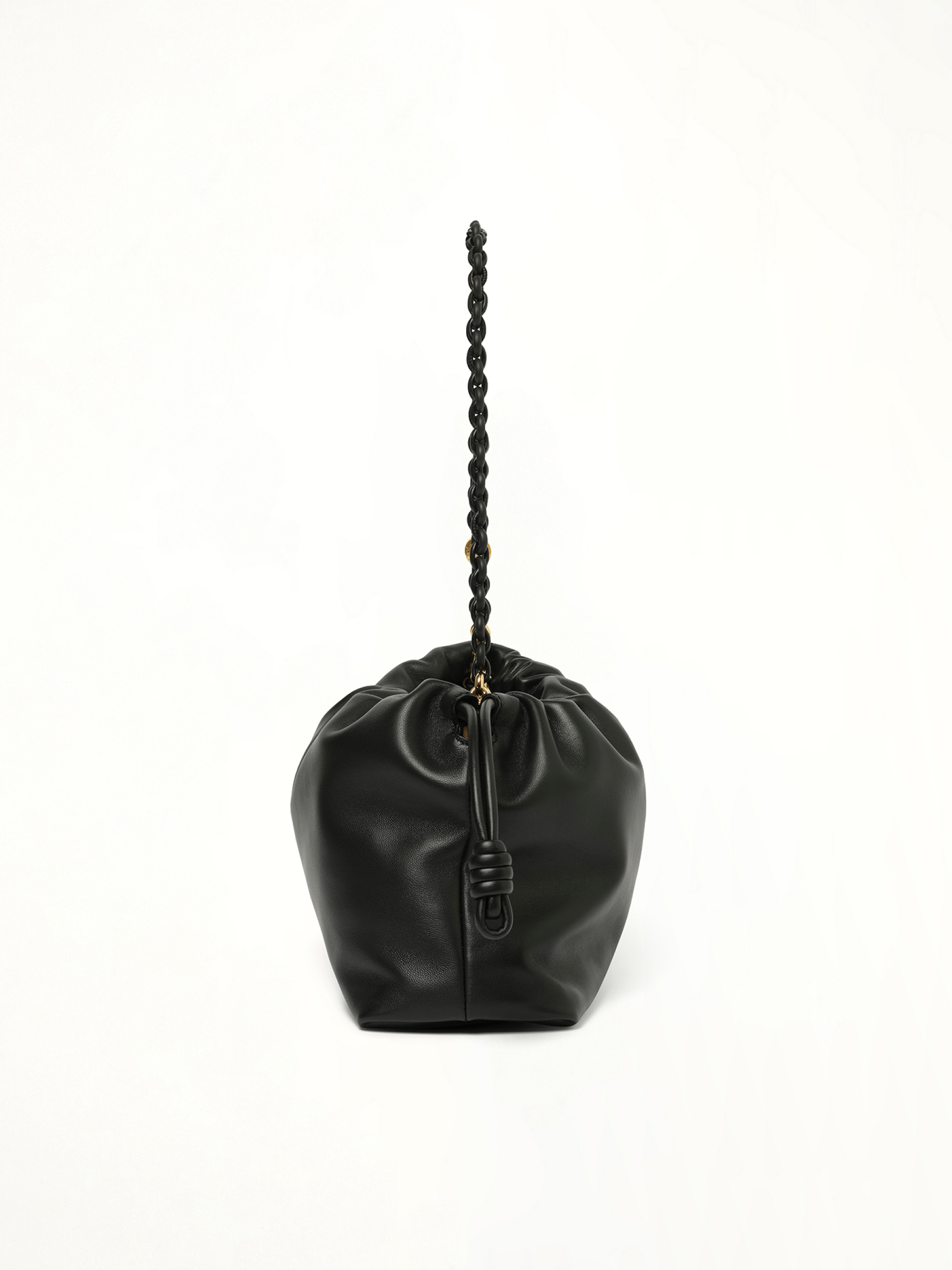 Flamenco Purse Medium Tonal Chain in Black