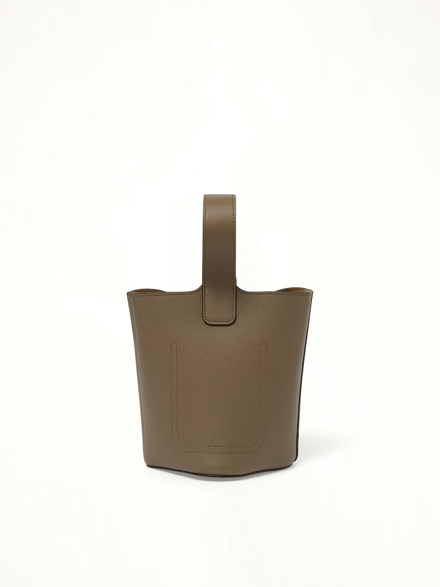 Pebble Bucket Mini in Taupe