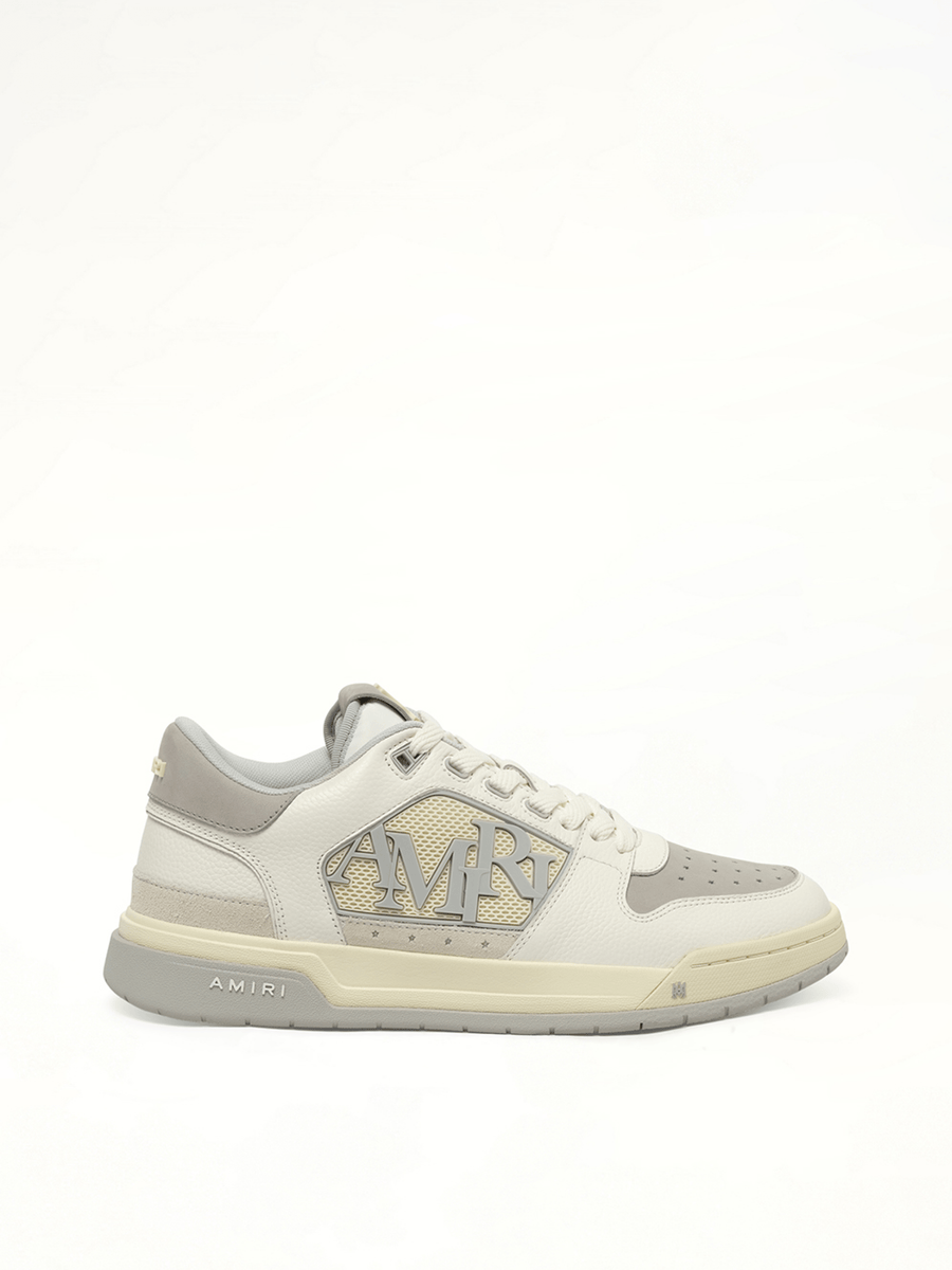 Classic Low Sneaker in Grey Side View | AMIRI